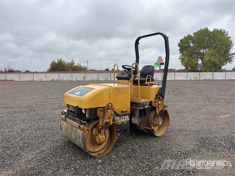 CAT CB224D Double Drum Roller Twin drum rollers