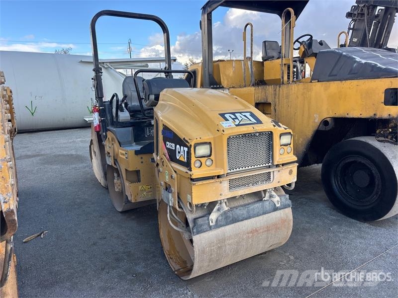 CAT CB22B Double Drum Roller Twin drum rollers