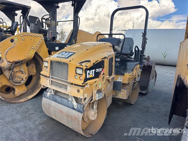 CAT CB22B Double Drum Roller Twin drum rollers