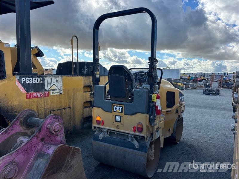 CAT CB22B Double Drum Roller Twin drum rollers