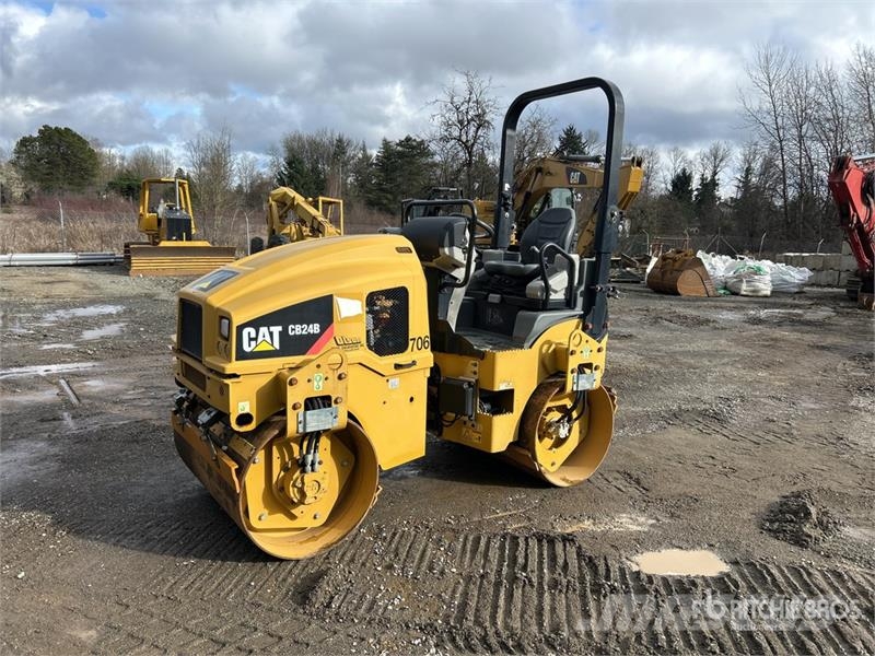 CAT CB24B Double Drum Roller Twin drum rollers