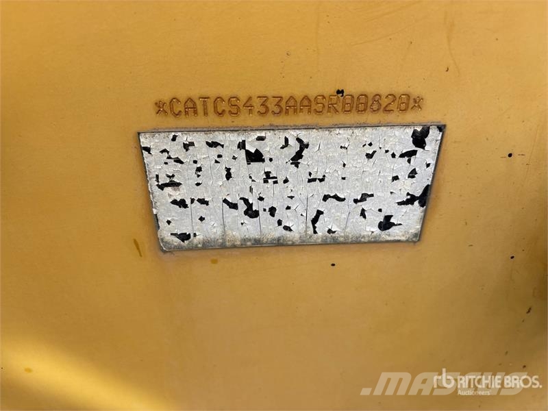 CAT CS-433E Smooth Drum Compactor Vienvalča grunts veltņi