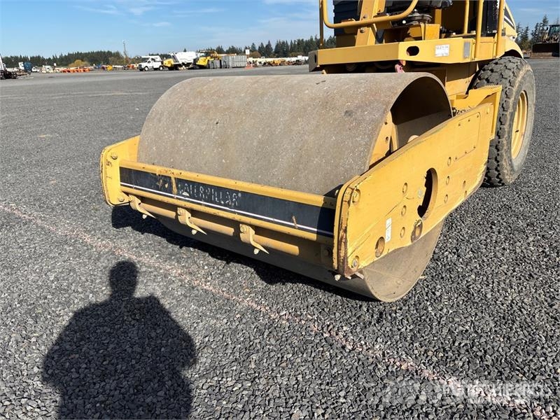 CAT CS-433E Smooth Drum Compactor Vienvalča grunts veltņi