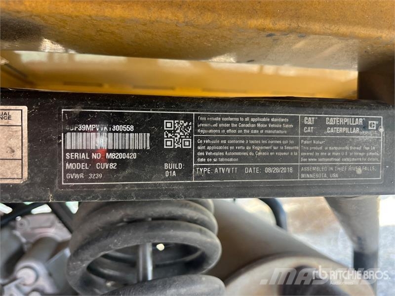 CAT CUV82 4x4 Utility Vehicle (Inoperable) ماكينات منفعة عامة