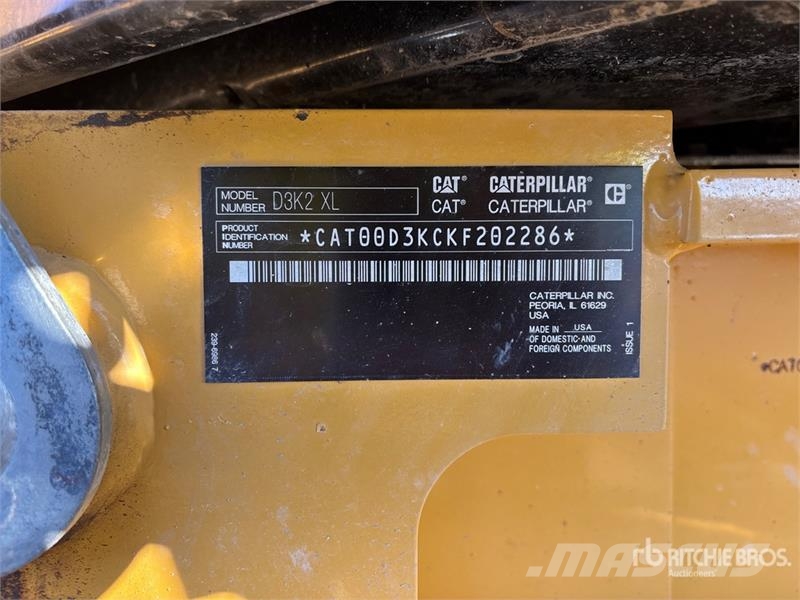 CAT D3K2 XL Crawler Dozer Bulldozer på larvebånd