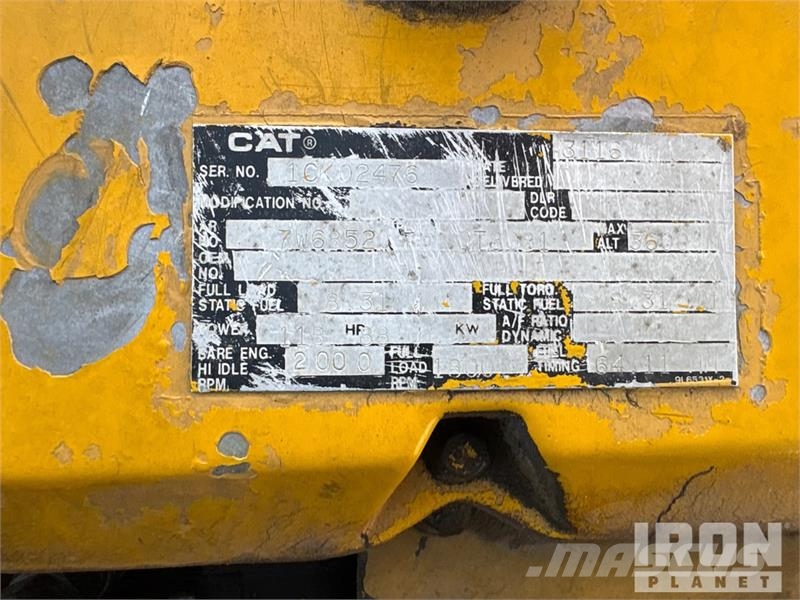 CAT EL200B Kāpurķēžu ekskavatori
