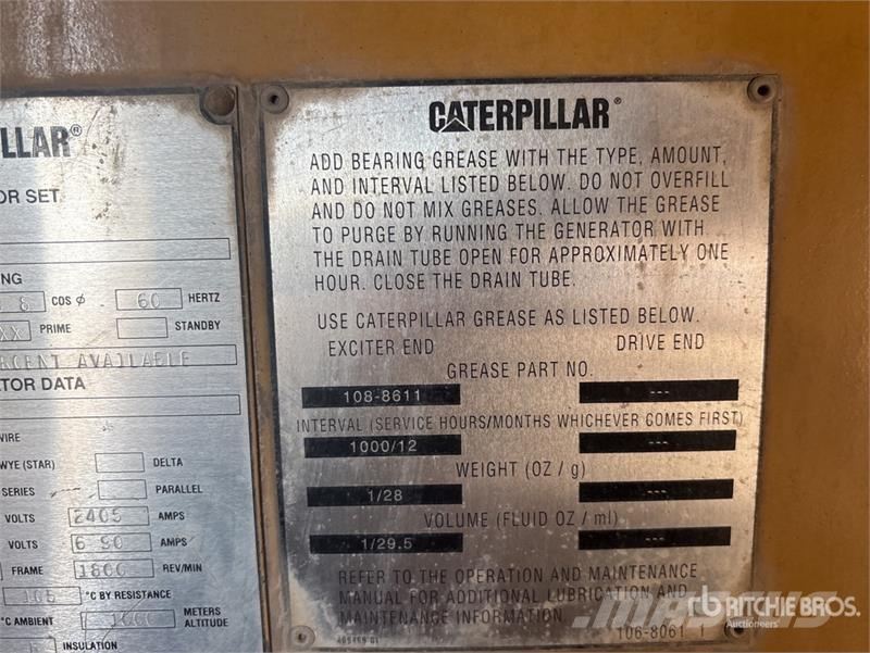 CAT SR-4B 1600 kW Containerized Generator Set (Inopera Diesel Generators