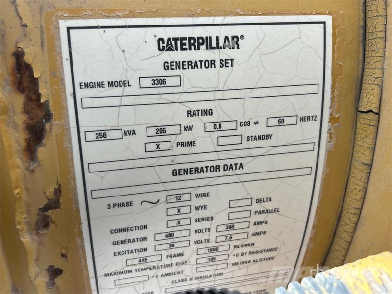 CAT SR-4B 205 kW Skid-Mounted Generator Set مولدات ديزل