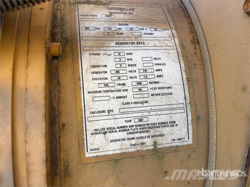 CAT SR4 210 kW Skid-Mounted Generator Set (Inoperable) Diesel Generators