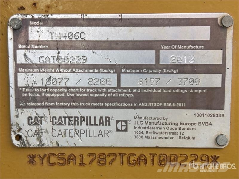 CAT TH406C Teleskopski viljuškari