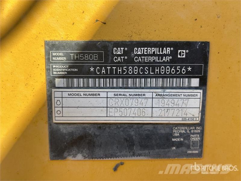 CAT TH580B Телескопические погрузчики