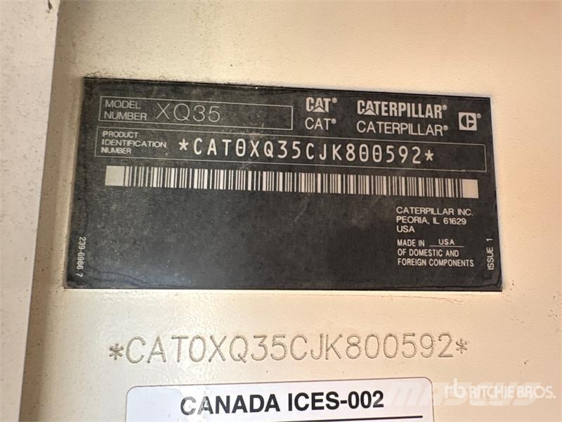 CAT XQ35 27 kW Mobile Generator Set Diesel Generators