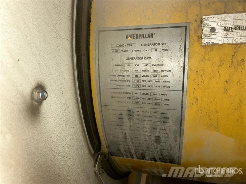 CAT XQ500-C15 455 kW Containerized Generator Set Diesel generatoren