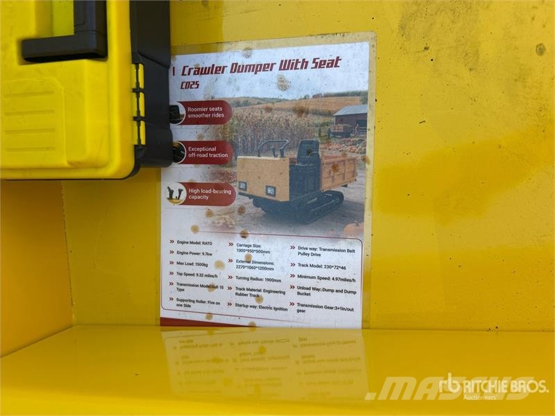  CD25,CDW25 Mini Crawler Dumper (Unused) Site dumpers