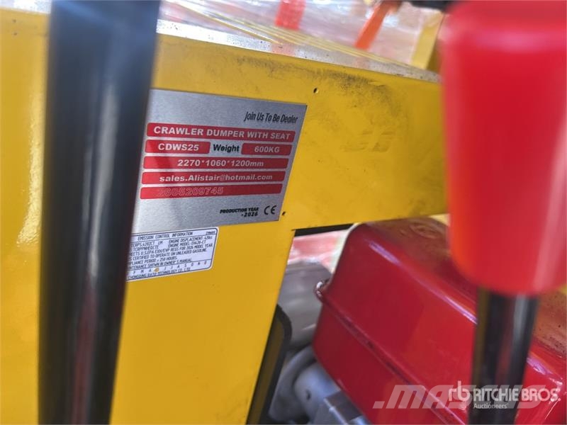 CD25,CDW25 Mini Crawler Dumper (Unused) Dumpers εργοταξίου