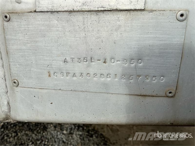 CEI KT Pacer T/A Water Tank Trailer Andere Fahrzeuge