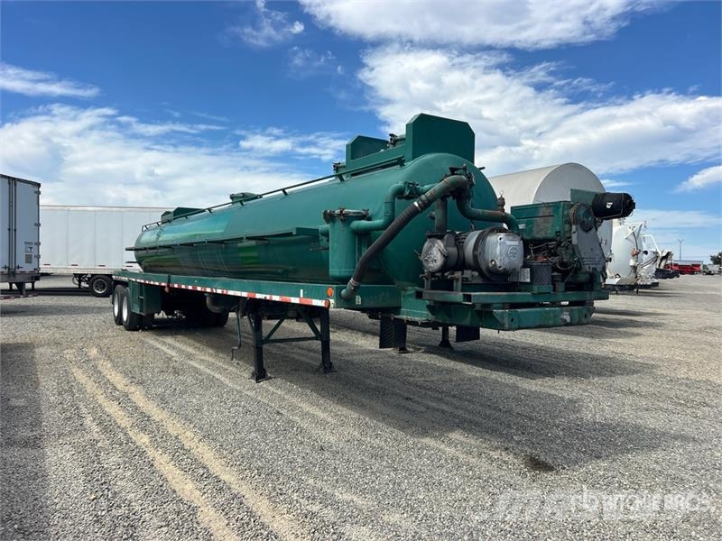 Certified T/A Vacuum Tanker Trailer Tankwagen