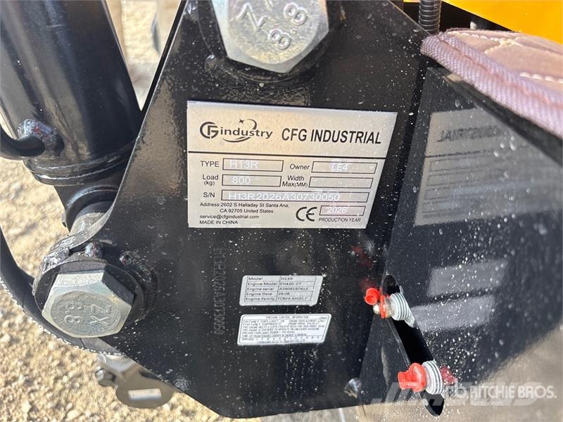CFG H13R Mini Excavator (Unused) Mini ekskavatori < 7 t
