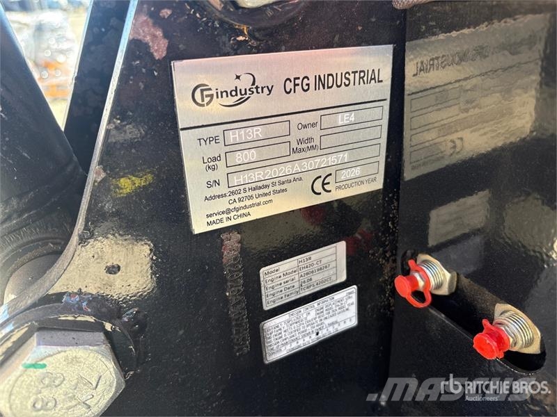 CFG H13R Mini Excavator (Unused) Mini excavators < 7t (Mini diggers)