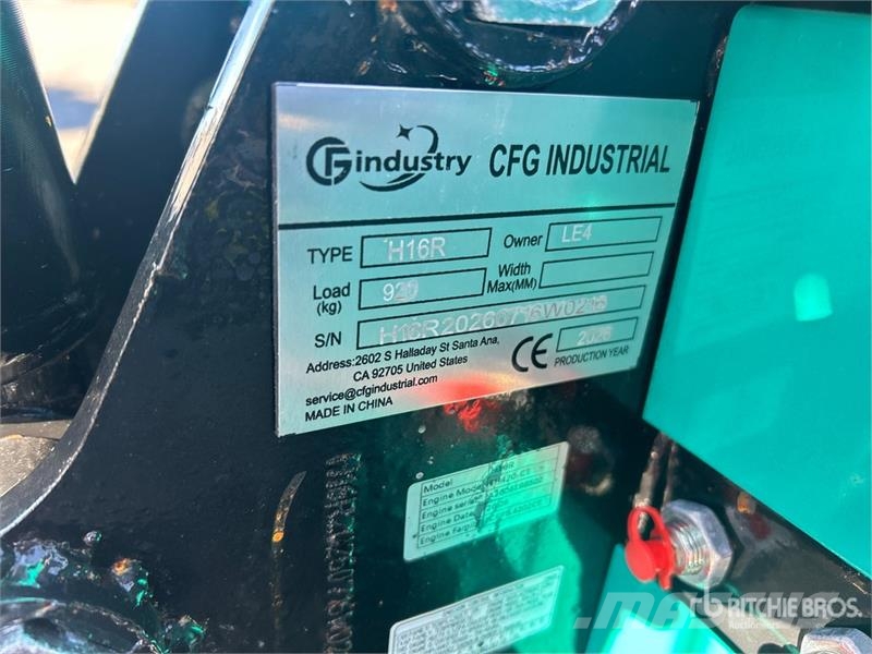 CFG H16R Mini Excavator (Unused) Minigravere <7t