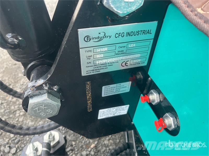 CFG H16R Mini Excavator (Unused) Minigravemaskiner