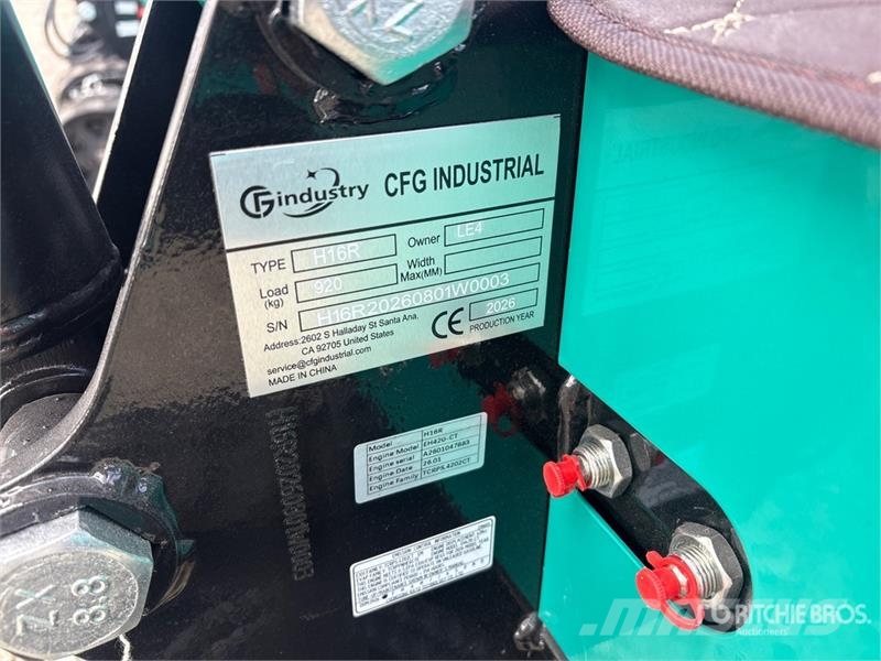 CFG H16R Mini Excavator (Unused) Mini ekskavatori < 7 t