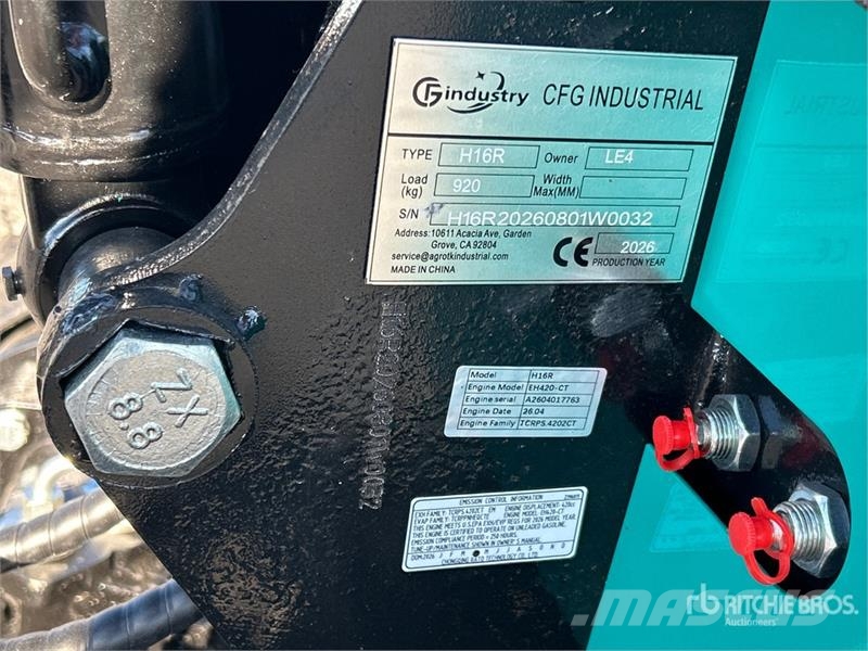 CFG H16R Mini Excavator (Unused) Mini bagri <7t