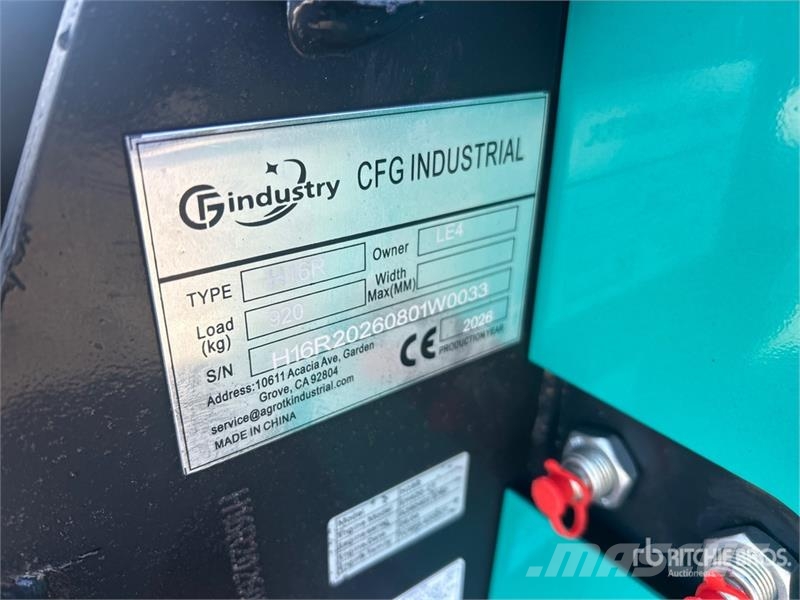CFG H16R Mini Excavator (Unused) Mini bagri <7t