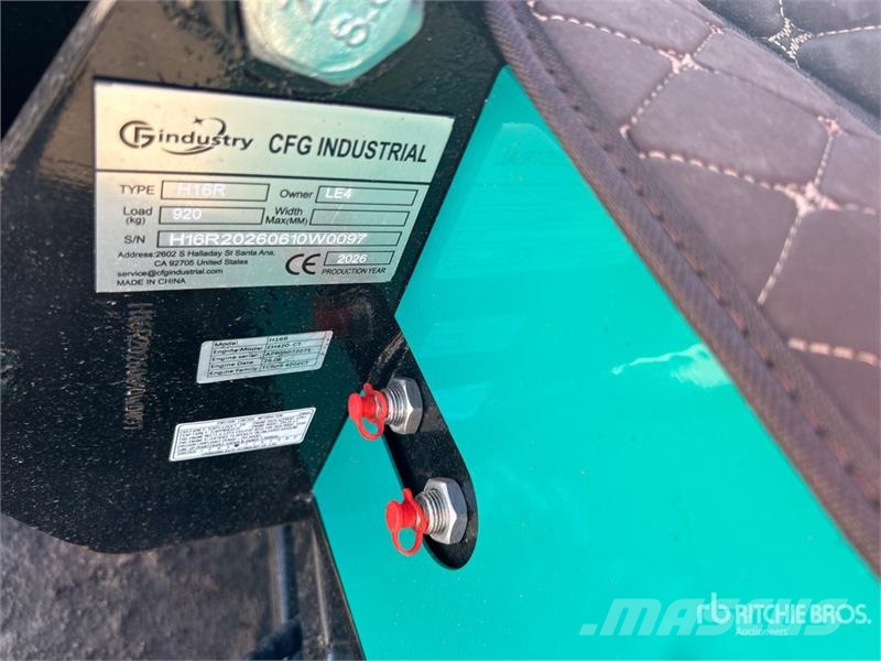 CFG H16R Mini Excavator (Unused) حفارات صغيرة أقل من 7 طن (حفارات صغيرة)