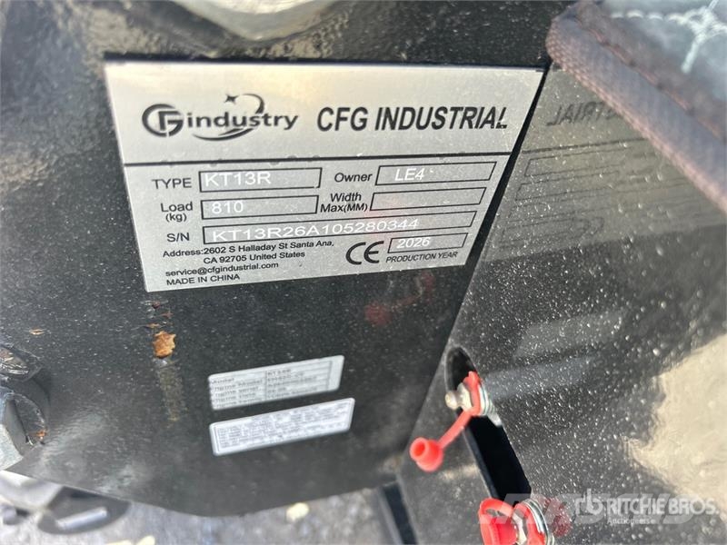 CFG KT13R Mini Excavator (Unused) Міні-екскаватори < 7т