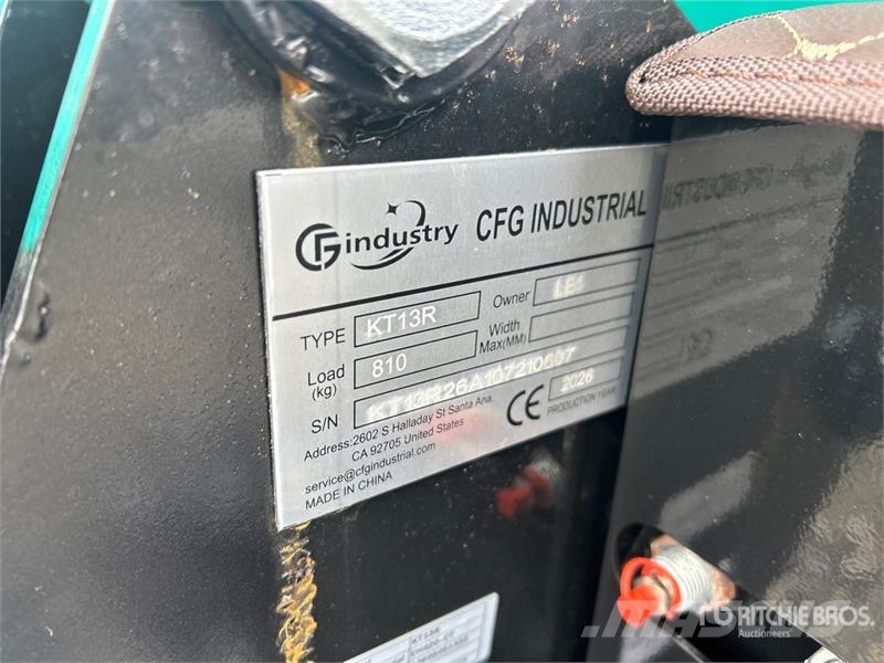 CFG KT13R Mini Excavator (Unused) Minigravemaskiner