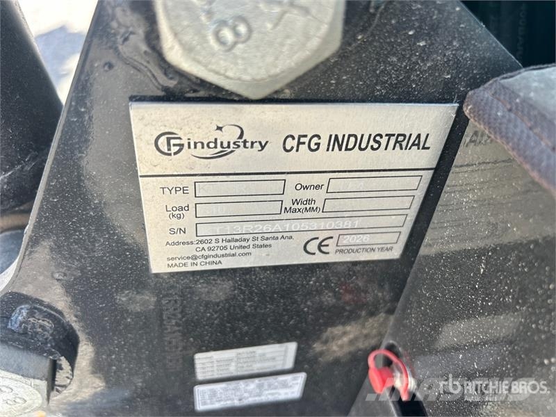 CFG KT13R Mini Excavator (Unused) Міні-екскаватори < 7т