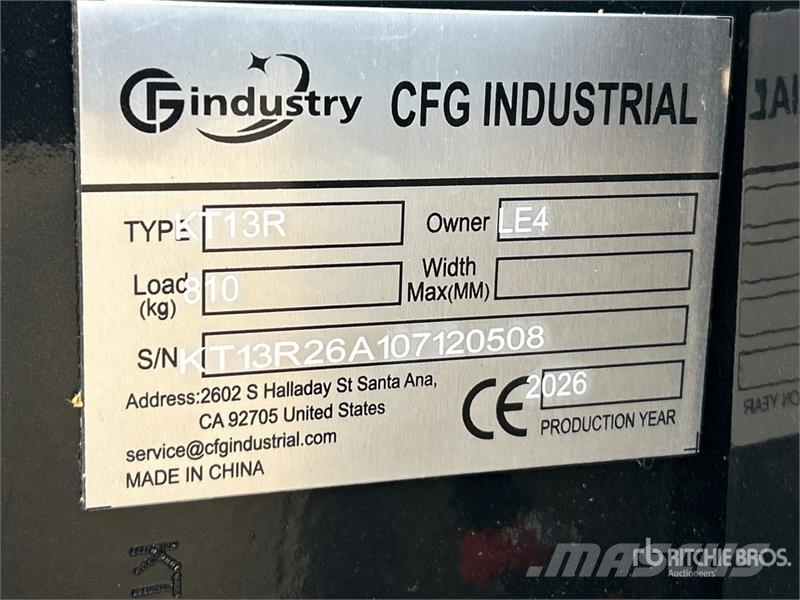 CFG KT13R Mini Excavator (Unused) Minikaivukoneet < 7t