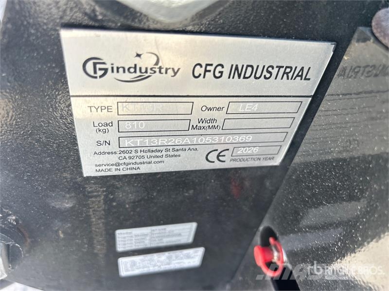 CFG KT13R Mini Excavator (Unused) Міні-екскаватори < 7т