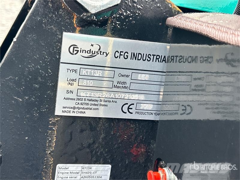 CFG KT13R Mini Excavator (Unused) Minigravemaskiner