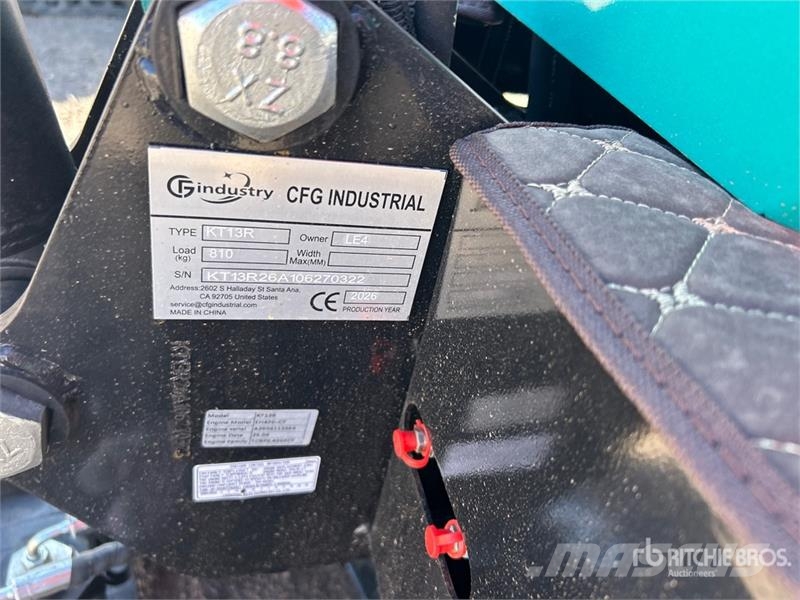 CFG KT13R Mini Excavator (Unused) حفارات صغيرة أقل من 7 طن (حفارات صغيرة)