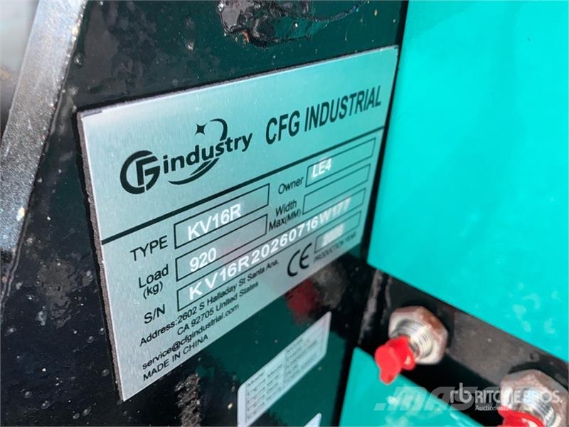 CFG KV16R Mini Excavator (Unused) 小型挖土機/掘鑿機<7t(小型挖掘機)