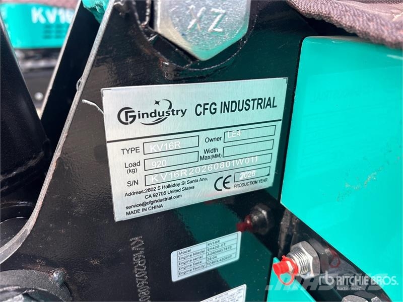 CFG KV16R Mini Excavator (Unused) Mini ekskavatori < 7 t