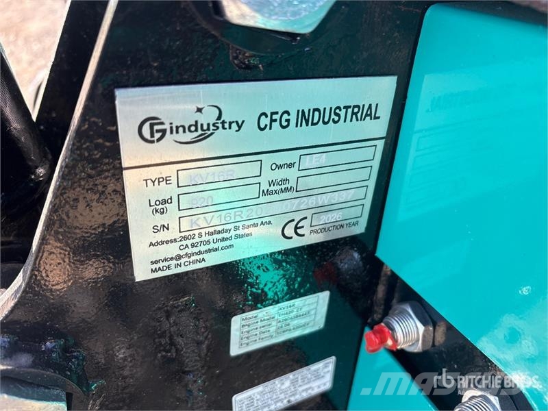 CFG KV16R Mini Excavator (Unused) Mini kotrók < 7t