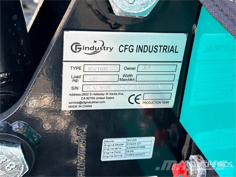 CFG KV16R Mini Excavator (Unused) Minibagger < 7t