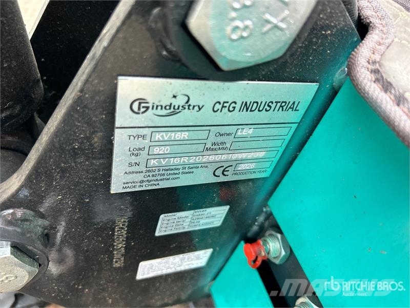 CFG KV16R Mini Excavator (Unused) حفارات صغيرة أقل من 7 طن (حفارات صغيرة)