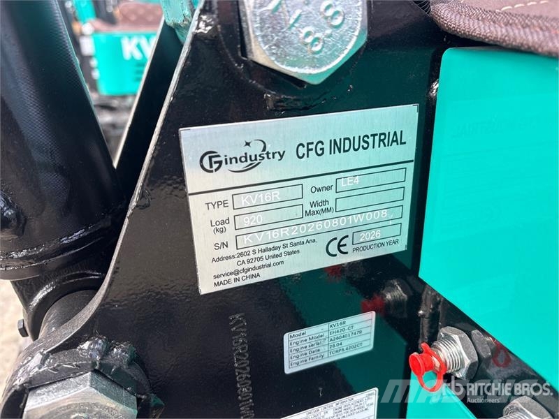 CFG KV16R Mini Excavator (Unused) Mini ekskavatori < 7 t
