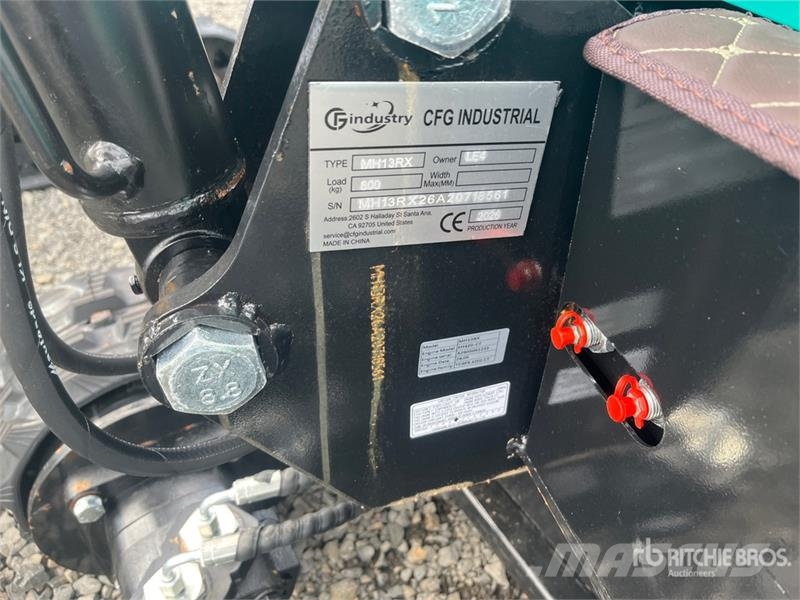 CFG MH13RX Mini Excavator (Unused) Mini Escavadoras <7t