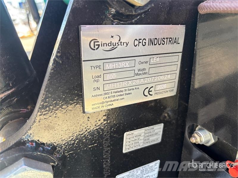 CFG MH13RX Mini Excavator (Unused) Mini excavators < 7t (Mini diggers)