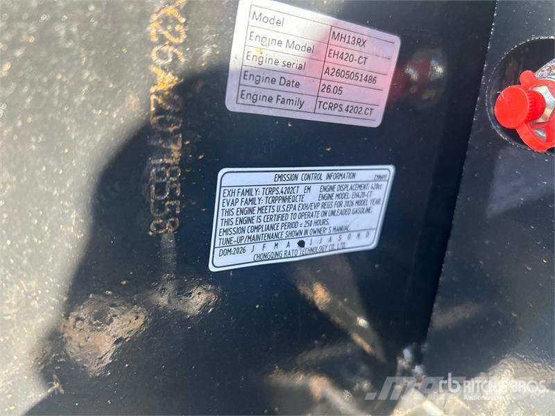 CFG MH13RX Mini Excavator (Unused) Mini excavators < 7t