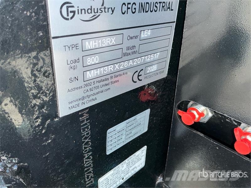 CFG MH13RX Mini Excavator (Unused) Miniexcavadoras