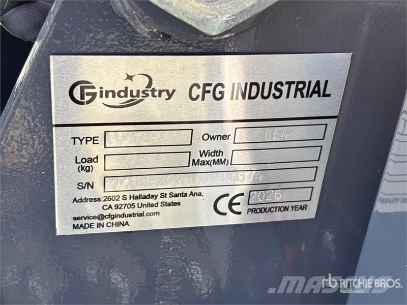CFG MX12R Mini Excavator (Unused) Mini rýpadla < 7t