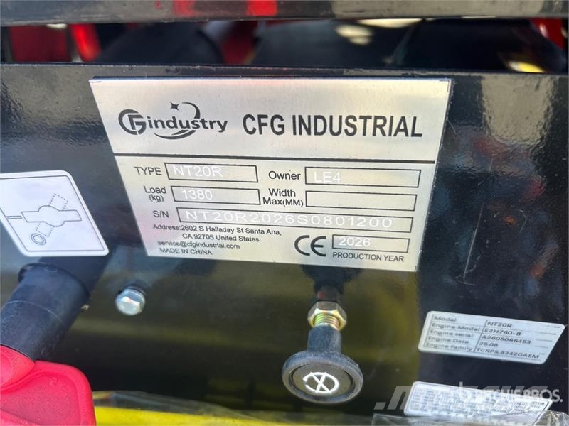 CFG NT20R Mini Excavator (Unused) Mini bagri <7t