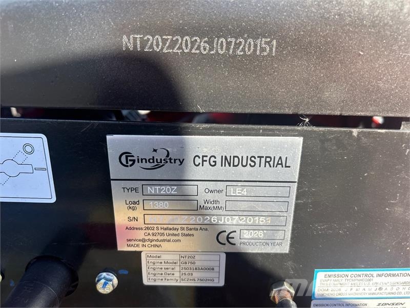 CFG NT20Z Mini Excavator (Unused) Minibagger < 7t