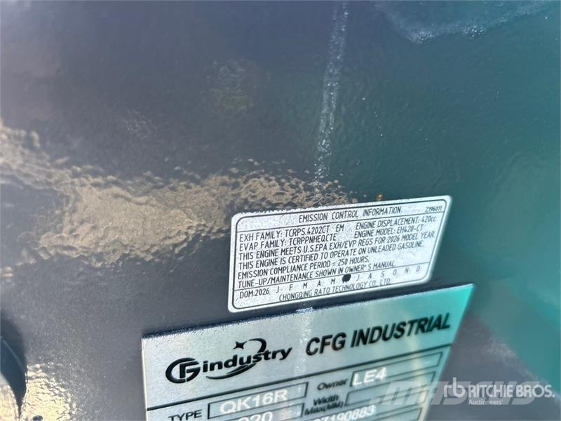 CFG QK16R Mini Excavator (Unused) Minikaivukoneet < 7t